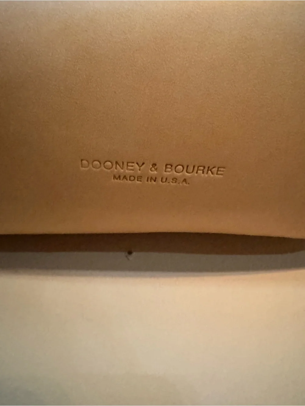 Dooney & Bourke Gray Canvas Satchel with Tan Leather Trim